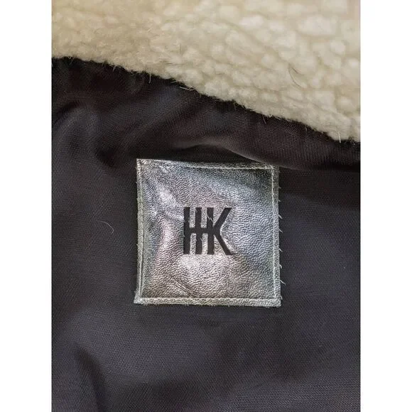 NWOT 100% Natural Sheep WOOL MEDIUM WEIGHT HK brand teddy bear coat. - Picture 11 of 16